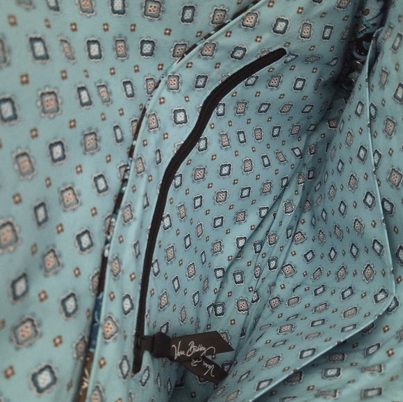 Vera Bradley Knot Just A Clutch Totally Turq Shoulder Bag - Picture 8 of 10